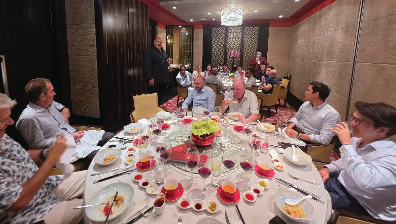 20th anniversary company dinner